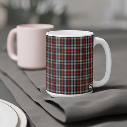 Tartan Mug - Stewart Tartan, Scottish, Various Sizes