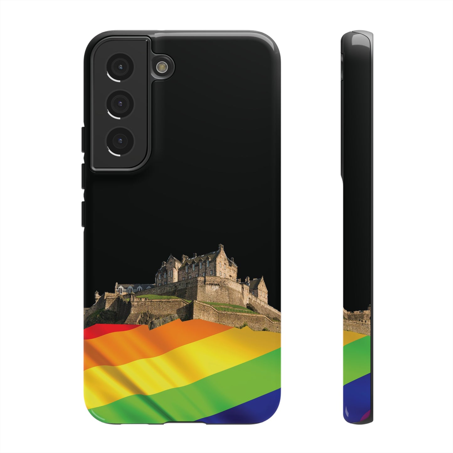 Edinburgh Castle Pride Rockface Phone Case - Flag, Various