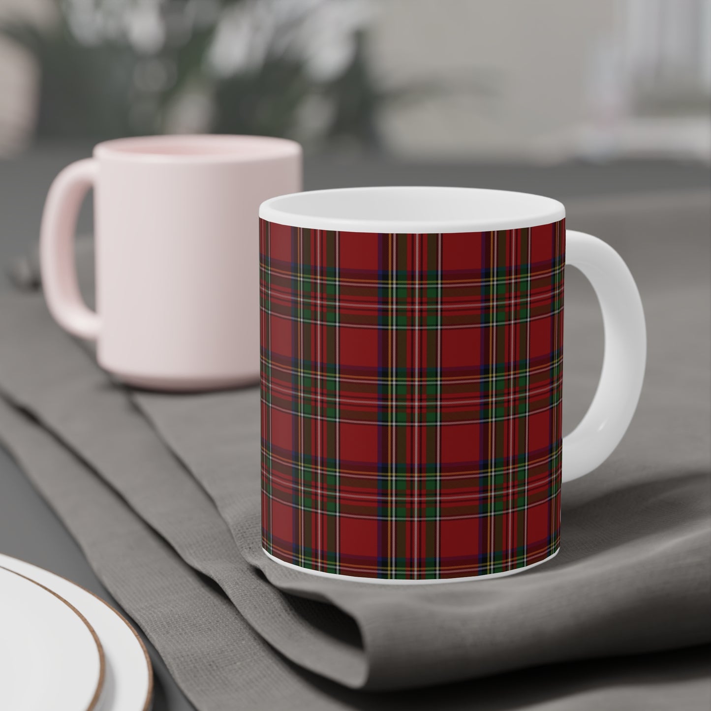 Tartan Mug - Stewart Royal Tartan, écossais, différentes tailles 