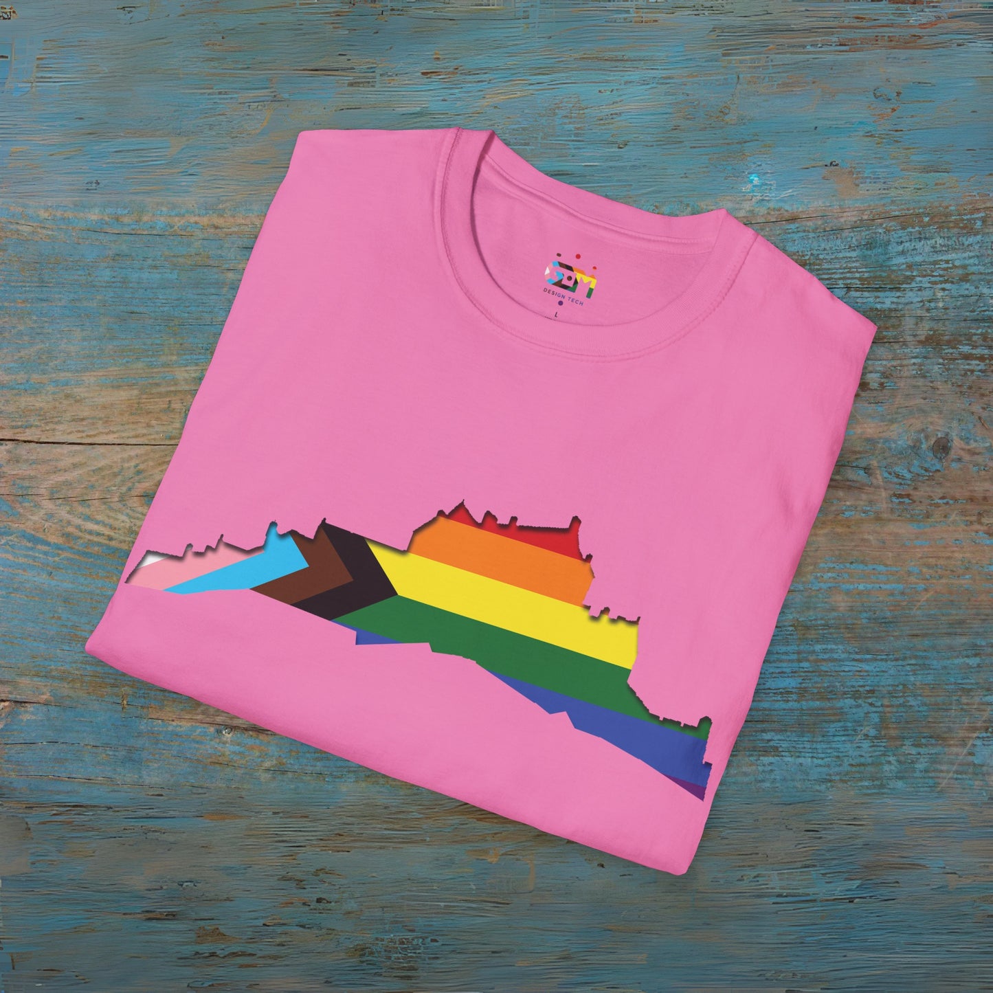 Edinburgh Castle Pride Progress Art Unisex T-Shirt