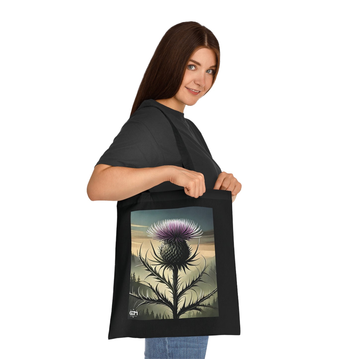 Scottish Nature Coloured Cotton Tote Bag