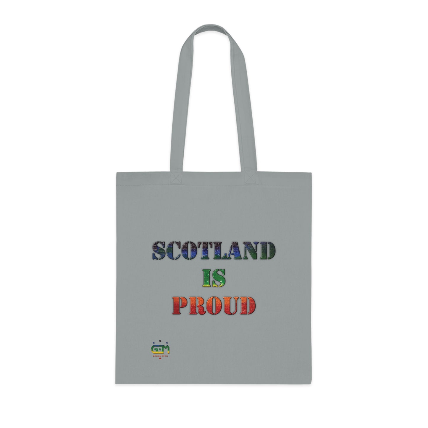 Scotland Pride Rain Map Cotton Tote Bag