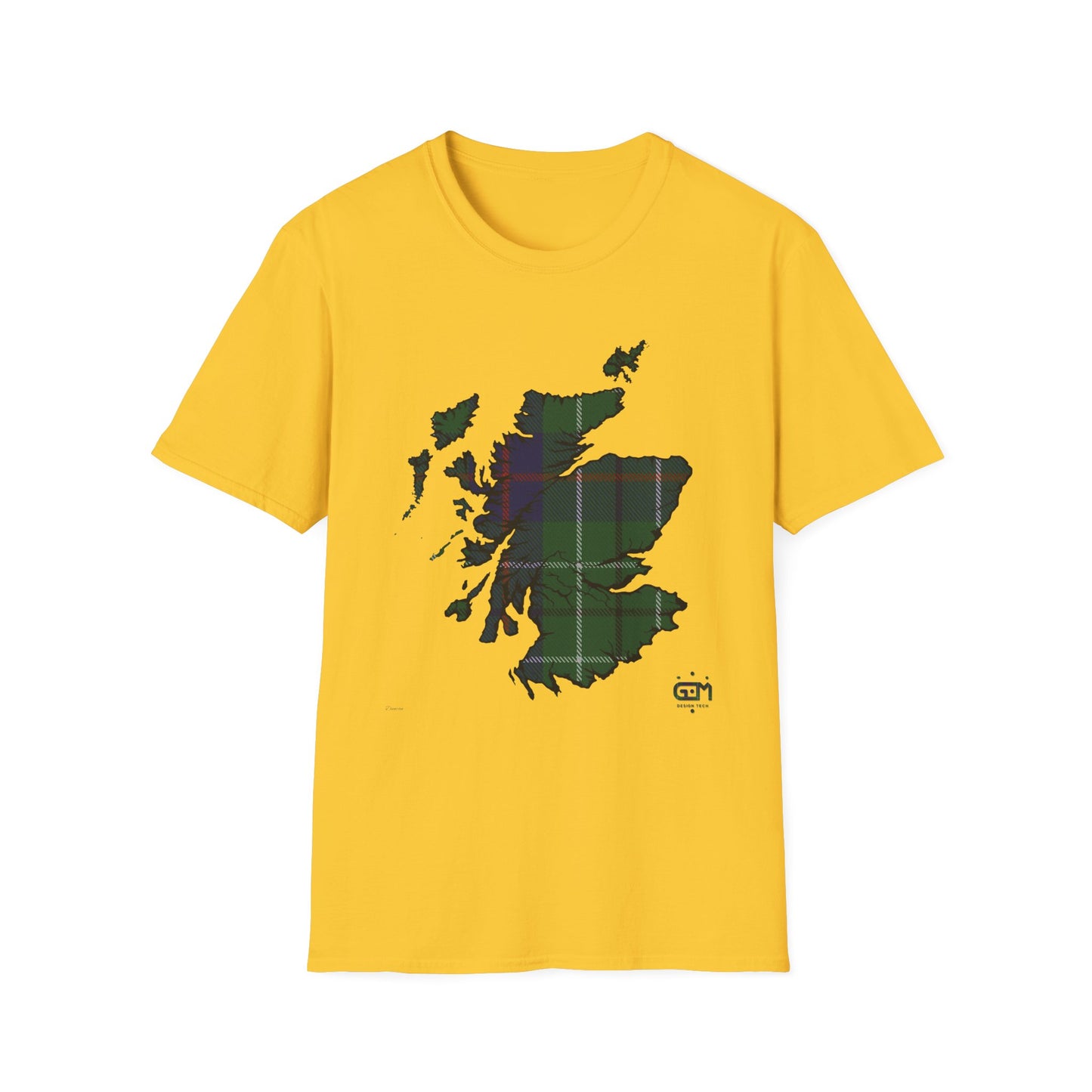 Tartan Ecosse Carte Softstyle T-Shirt Unisexe - Duncan Tartan Tee 