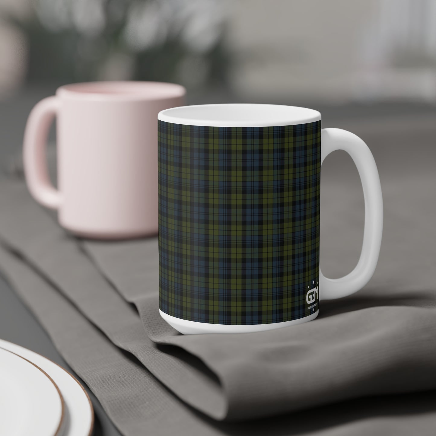 Tartan Mug - Campbell Tartan, Écossais, Différentes Tailles 