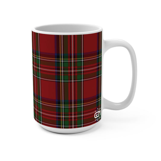 Scottish Tartan Mug 15oz, Stewart Royal Tartan