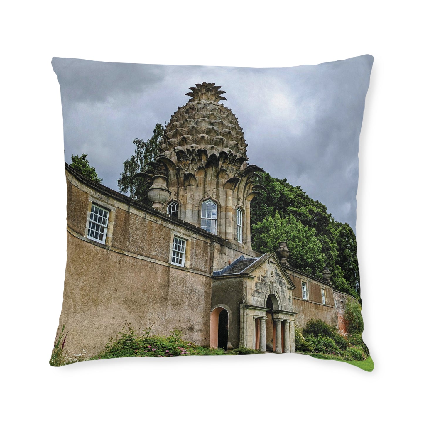 Dunmore Pineapple Photo Square Cushion, Various Sizes