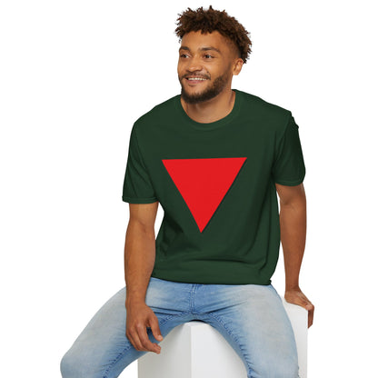 Red Triangle Softstyle Unisex T-Shirt, Various Colours