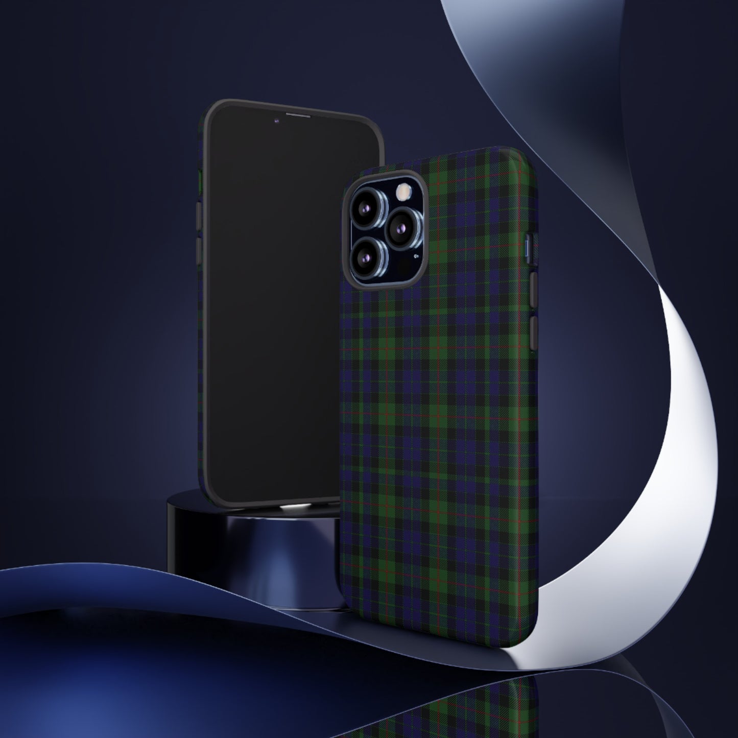 Étui de téléphone à motif tartan écossais - Gunn, divers