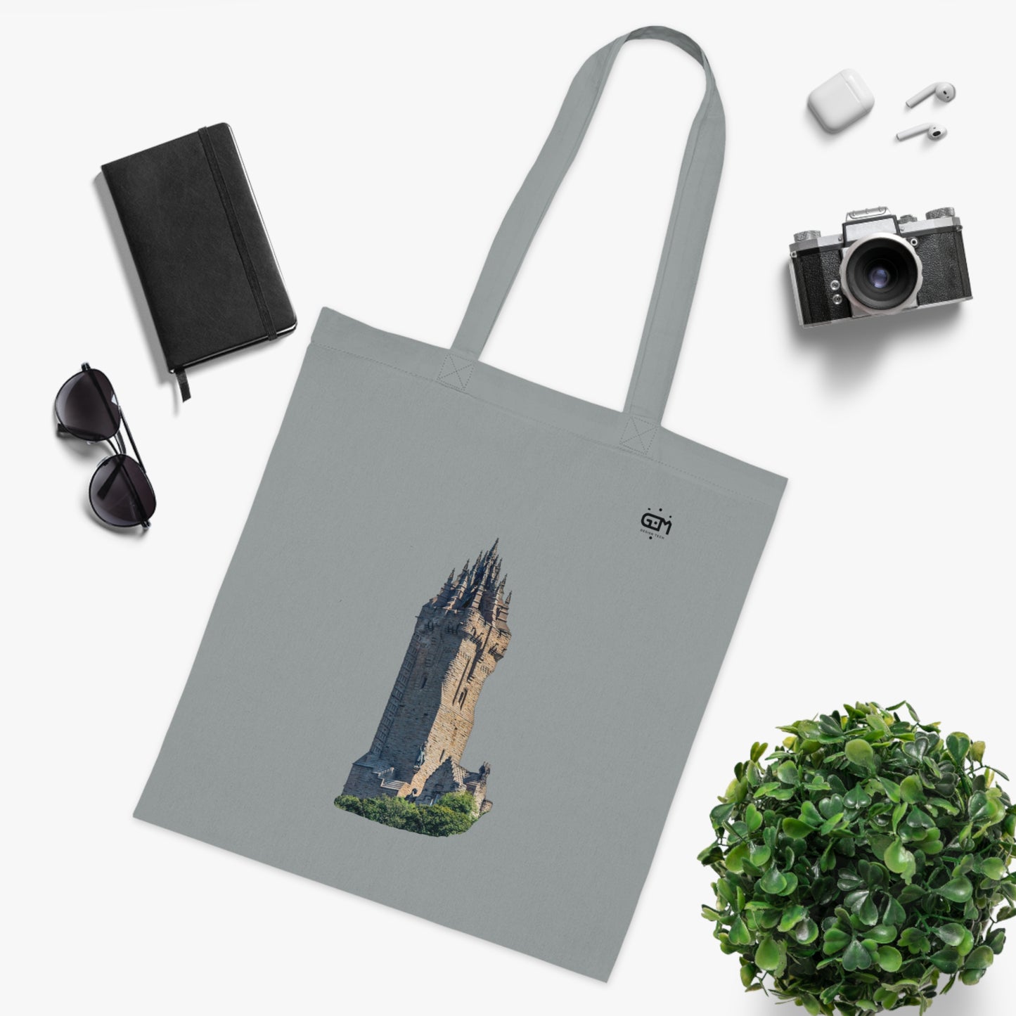 Scottish Landmark Cotton Tote Bags