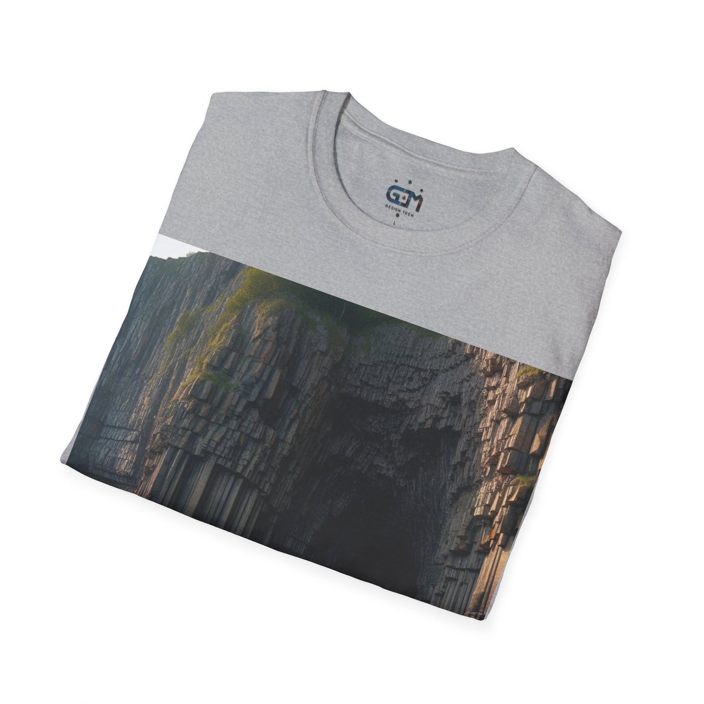 Fingal's Cave - Staffa Softstyle T-Shirt, Unisex Tee, Scottish Landmarks, Various Colours