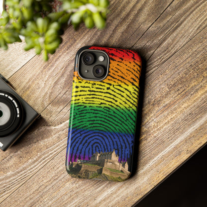 Edinburgh Castle Pride Phone Case - Fingerprint, Various