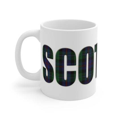 Scotland Tartan Mug - Argyle Tartan, Various Sizes