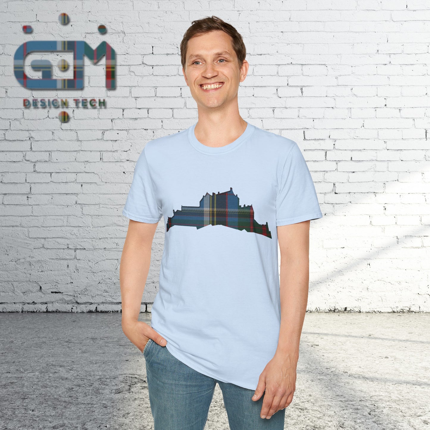 Tartan Edinburgh Castle - Anderson Old Unisex T-Shirt