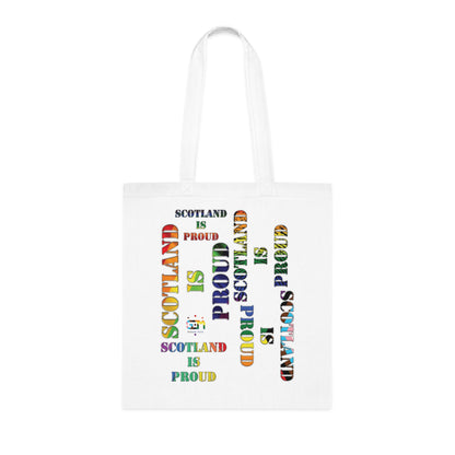 Scotland Pride Slogans Cotton Tote Bag