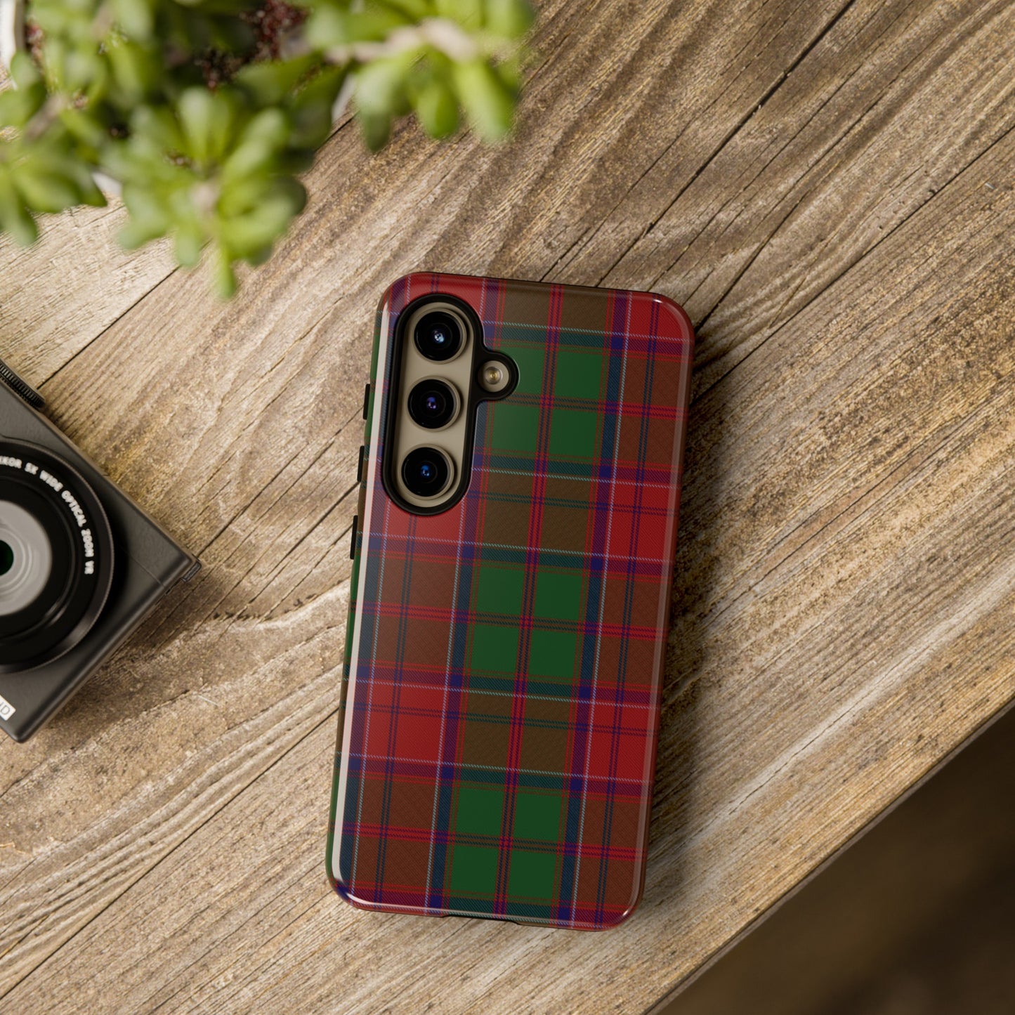 Étui de téléphone à motif tartan écossais - Grant, Divers