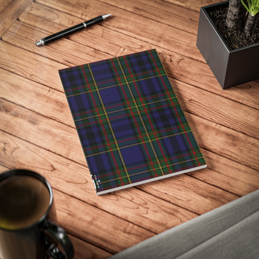 Scottish Tartan Softcover A5 Notebook - Gillies