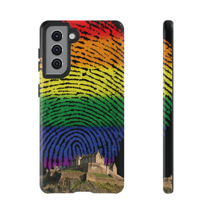 Edinburgh Castle Pride Phone Case - Fingerprint, Various