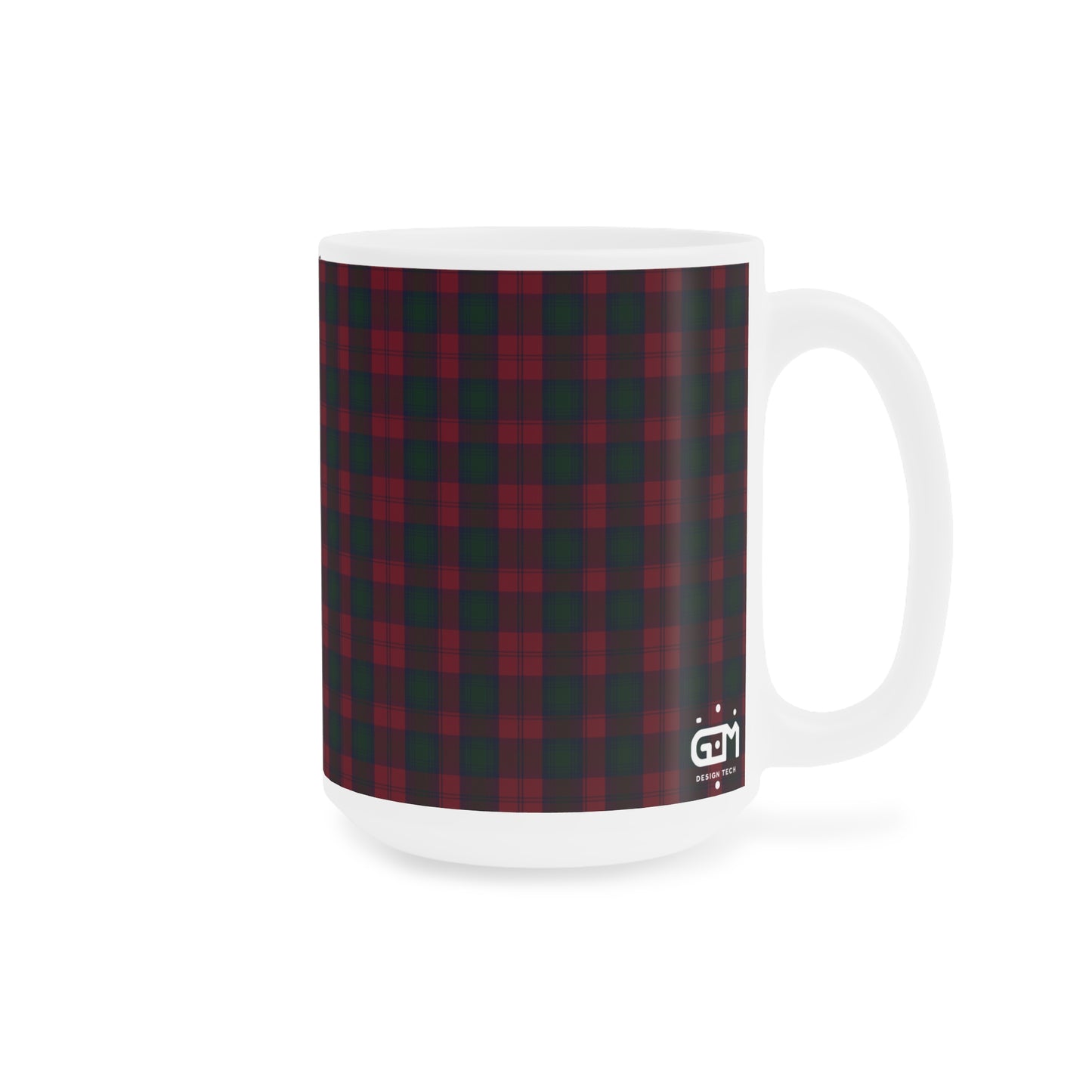 Tartan Mug - Lindsay Tartan, Scottish, Various Sizes