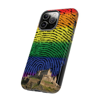 Edinburgh Castle Pride Phone Case - Fingerprint, Various