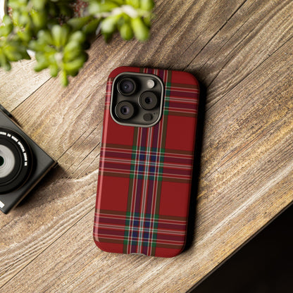 Scottish Tartan Phone Case - MacFarlane Red, Various