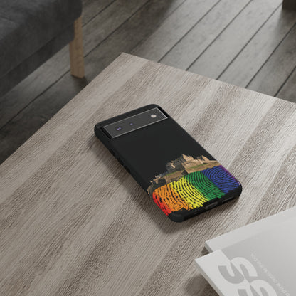 Edinburgh Castle Pride Rockface Phone Case - Fingerprint, Various