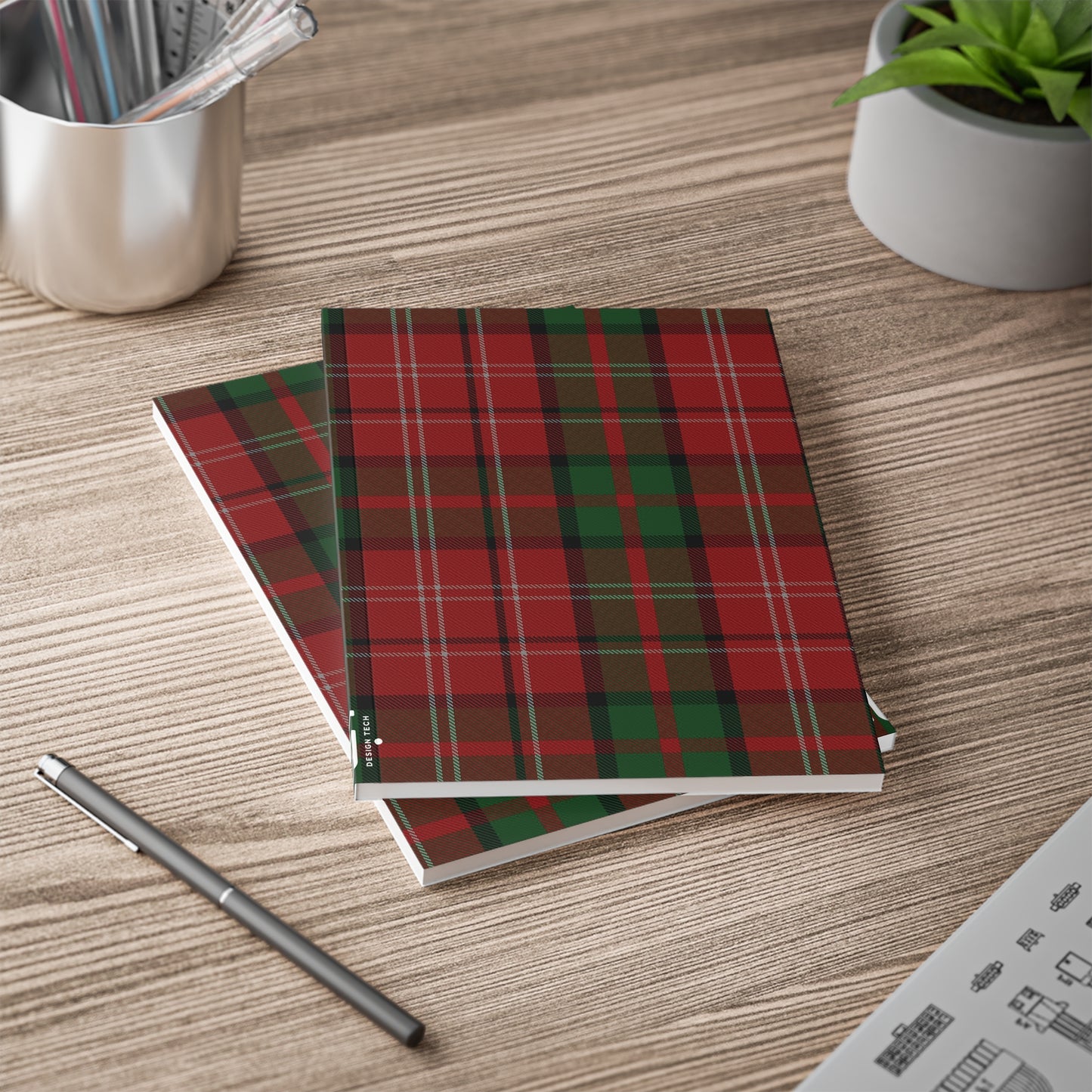 Scottish Tartan Softcover A5 Notebook - Nisbet