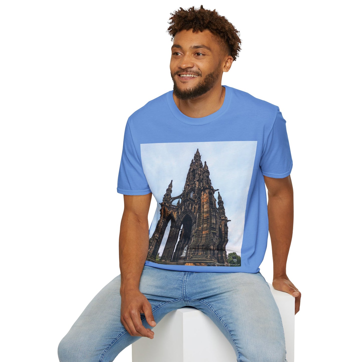 Scott Monument Photo Softstyle T-Shirt, Unisex Tee, Various Colours