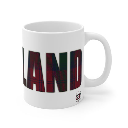 Scotland Tartan Mug - Lindsay Tartan, Various Sizes