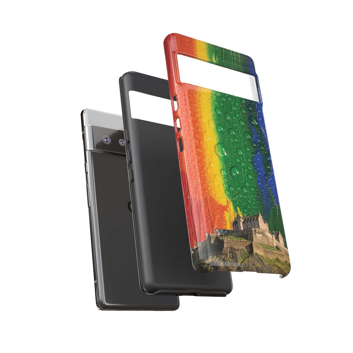 Edinburgh Castle Pride Phone Case - Rain, Various