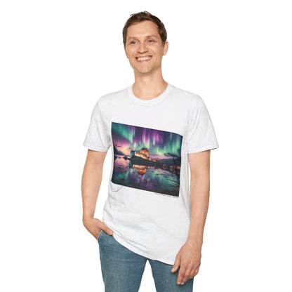 Postcard Eilean Donan Castle Art Softstyle T-Shirt, Unisex Tee, Scotland Shirt, Various Colours