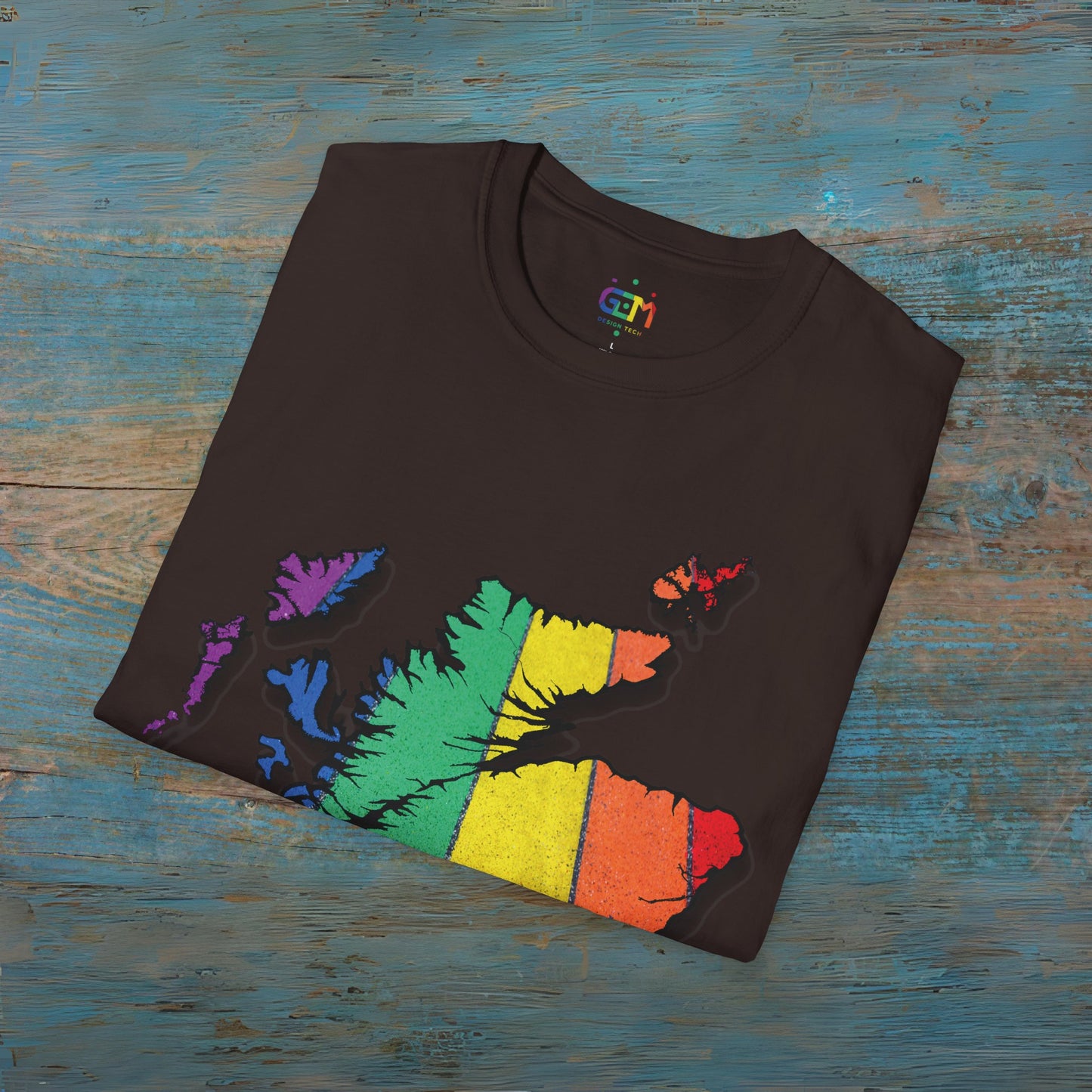 Pride Road Scotland Map Unisex T-Shirt, Various Colours