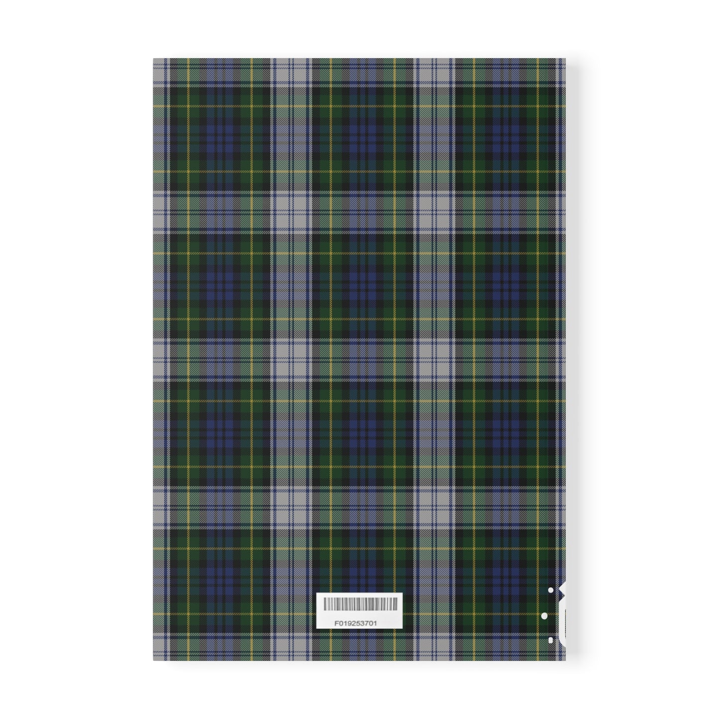 Scottish Tartan Softcover A5 Notebook - Gordon Dress