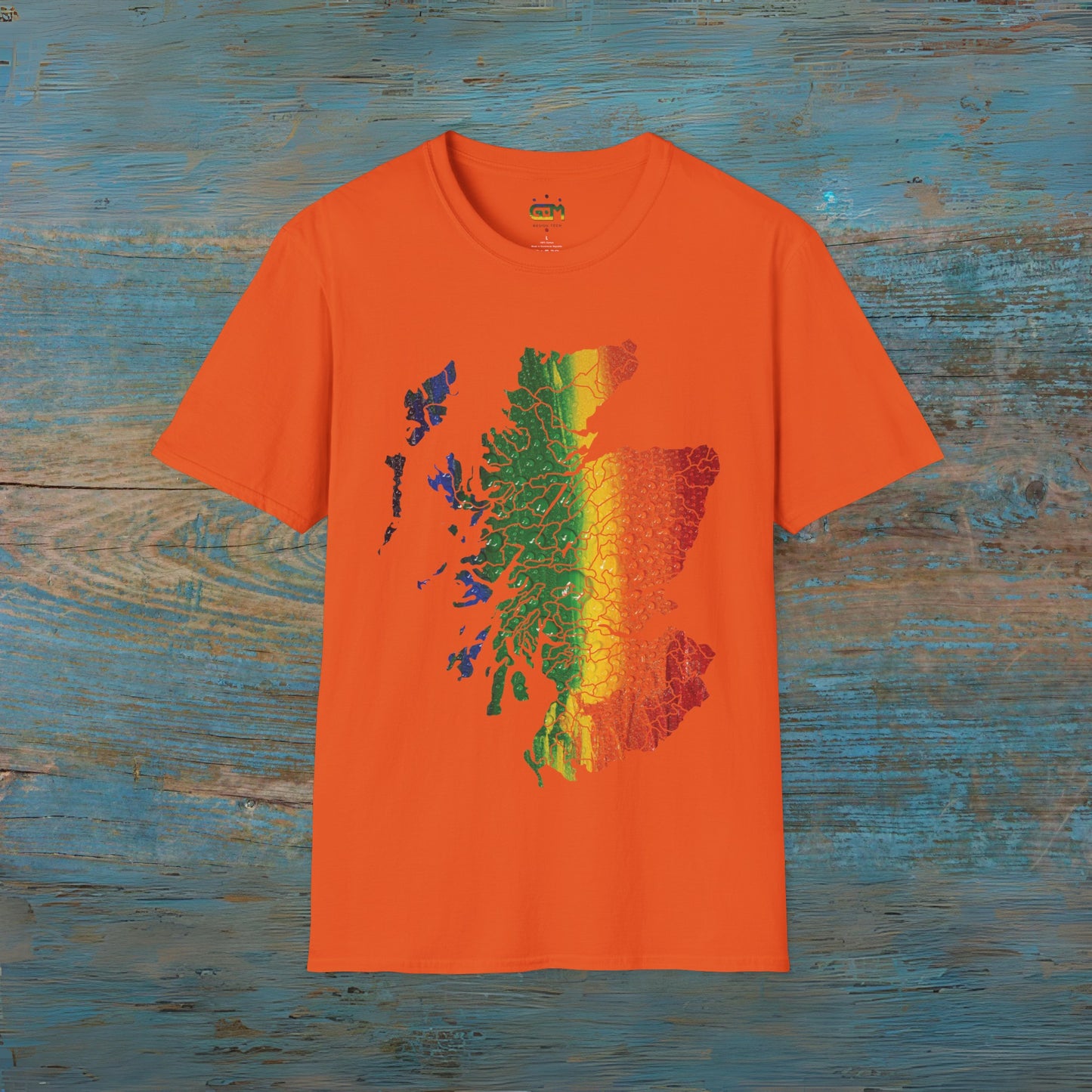 Scotland has PRiDE Rain Clan Regions Map Unisex T-Shirt, Various Colours