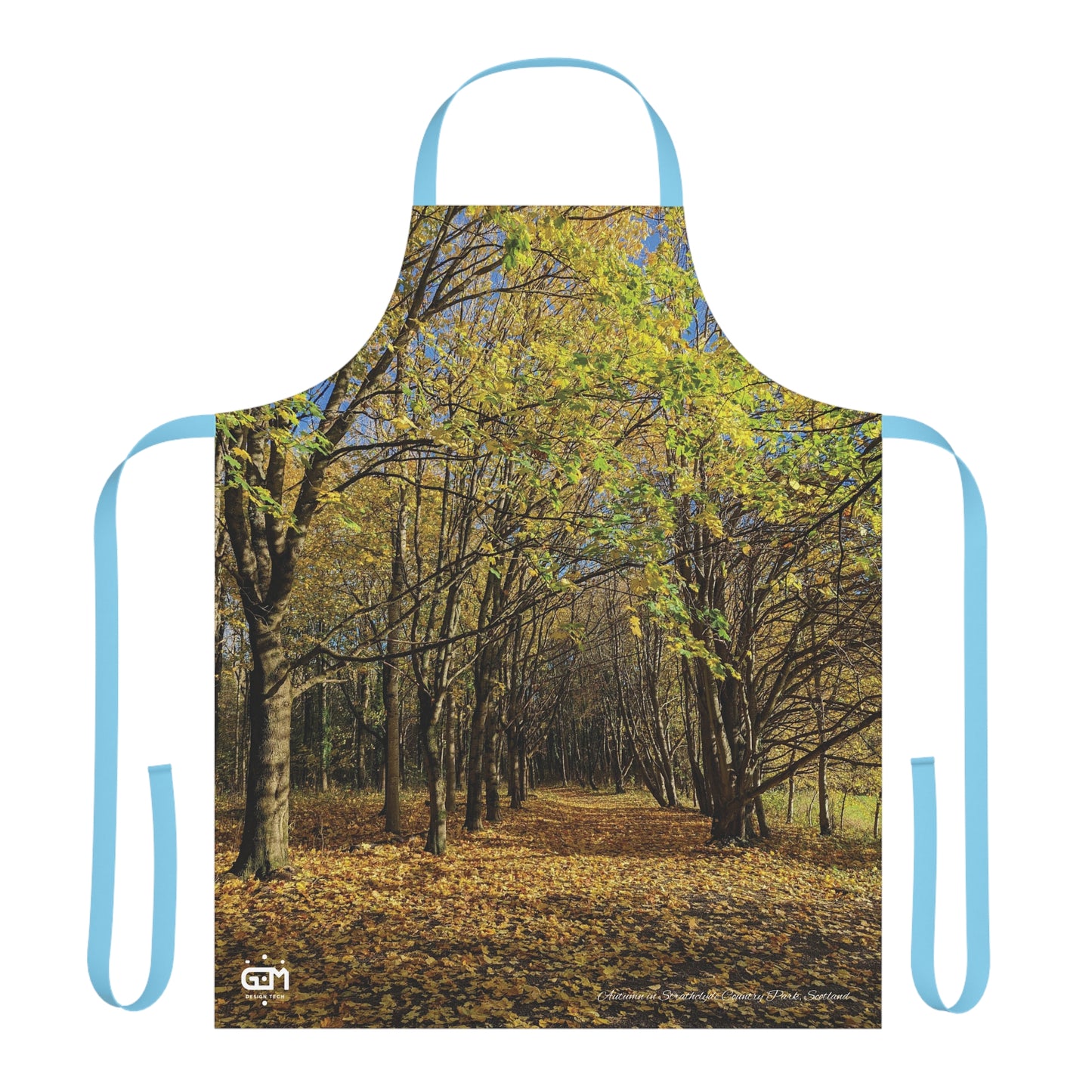 Autumn in Scotland Apron, Scottish Art, Strathclyde Country Park, Scottish Parks, Cooking Apparel, Chef Accessory, Nature