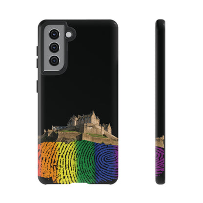 Edinburgh Castle Pride Rockface Phone Case - Fingerprint, Various