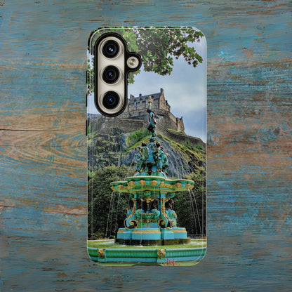 Ross Fountain & Edinburgh Castle Photo Phone Case, Scotland, Various