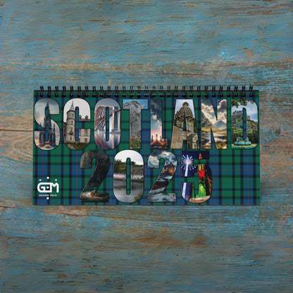 Scotland 2025 Desktop Calendar