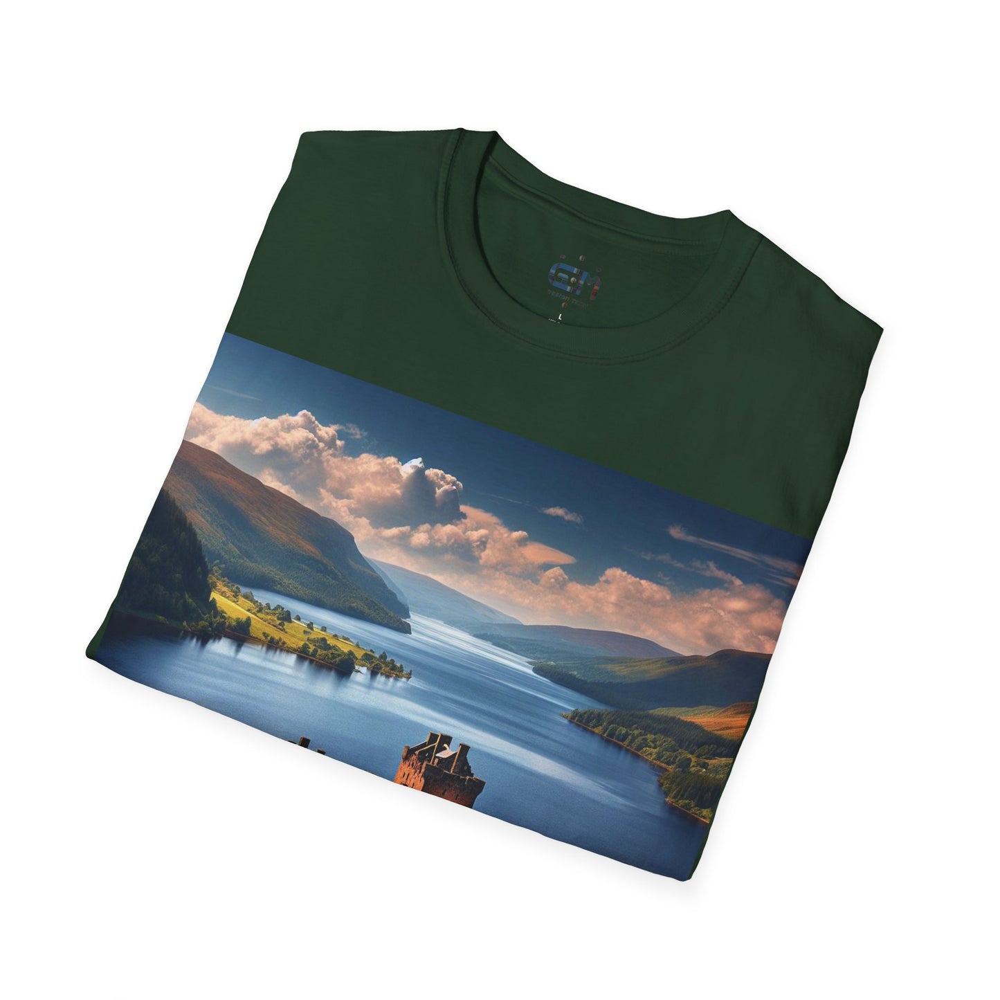 Urquhart Castle - Loch Ness Softstyle T-Shirt, Unisex Tee, Scottish Landmarks, Various Colours