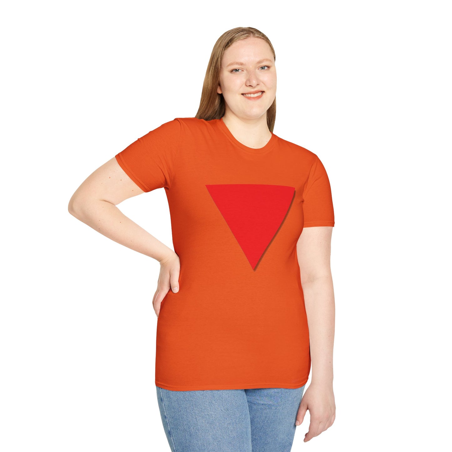 Red Triangle Softstyle Unisex T-Shirt, Various Colours