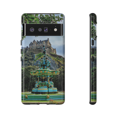 Ross Fountain & Edinburgh Castle Photo Phone Case, Scotland, Various