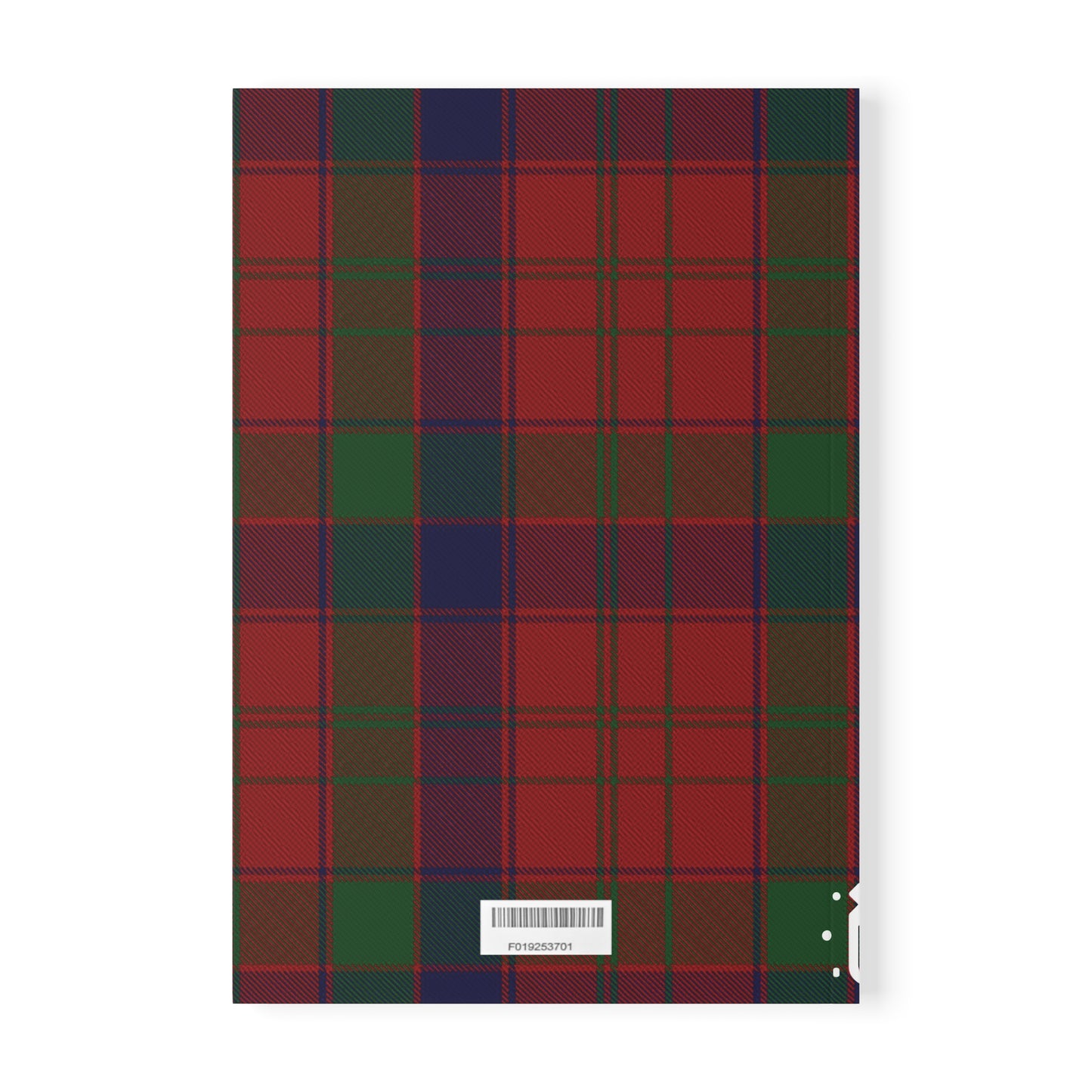 Scottish Tartan Softcover A5 Notebook - Robertson