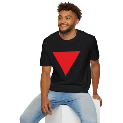 Red Triangle Softstyle Unisex T-Shirt, Various Colours