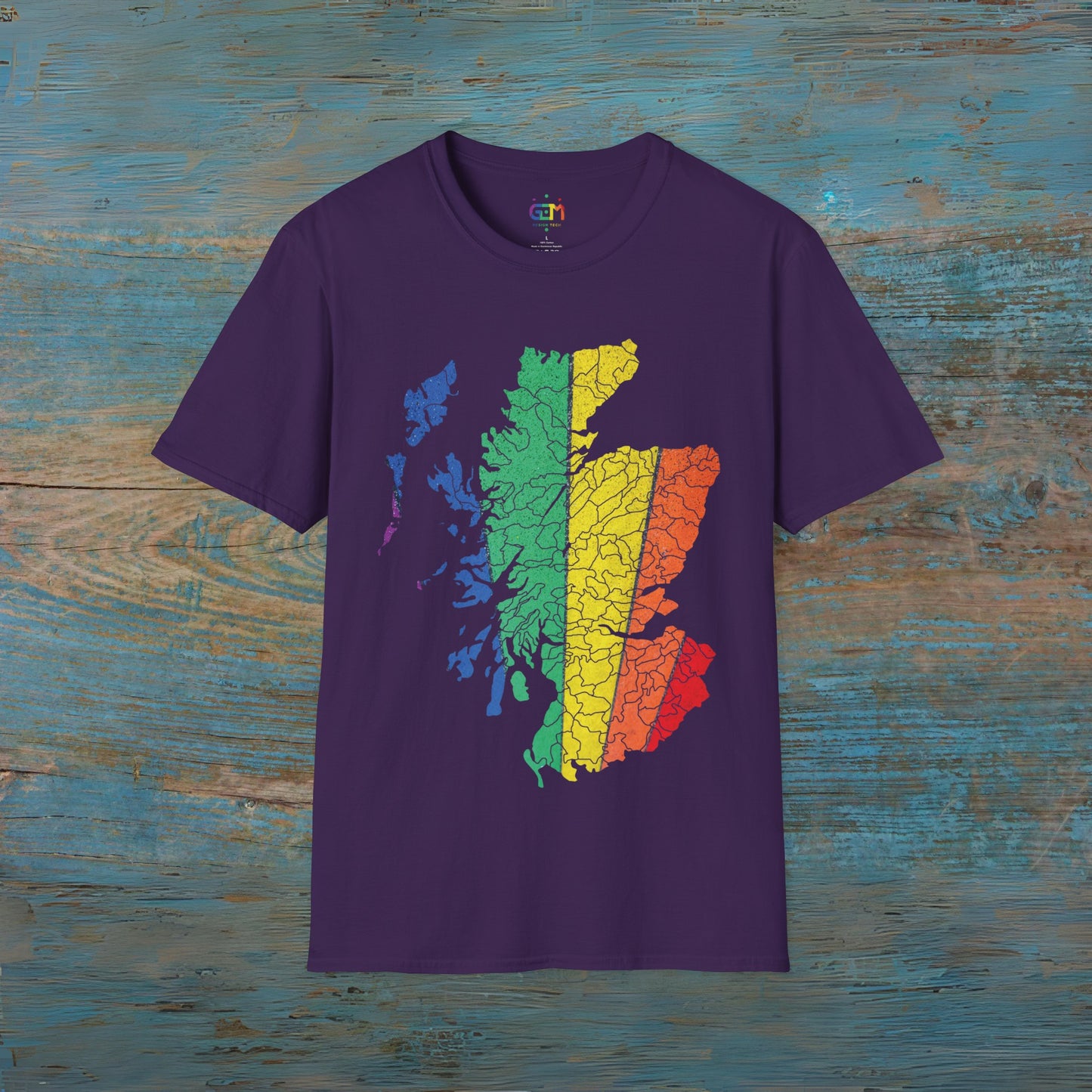 Scotland has PRiDE Road Clan Regions Map Unisex T-Shirt, Various Colours