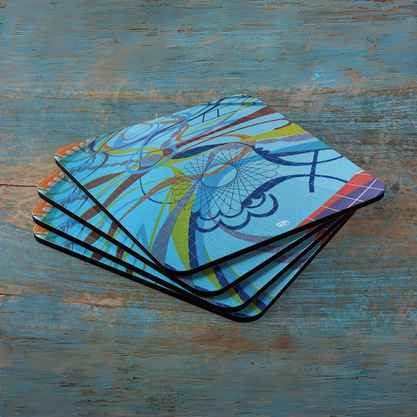 Scotland Up Close Cork Coaster Set - Various Scenes