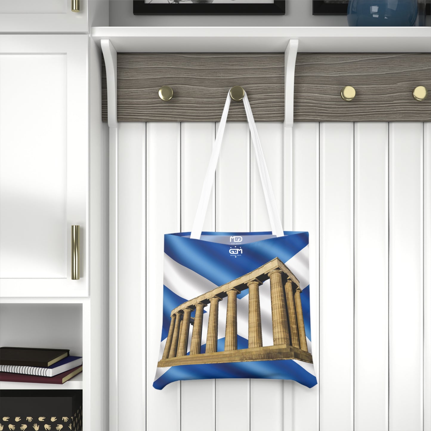 Scottish Saltire Shoulder Tote Bag