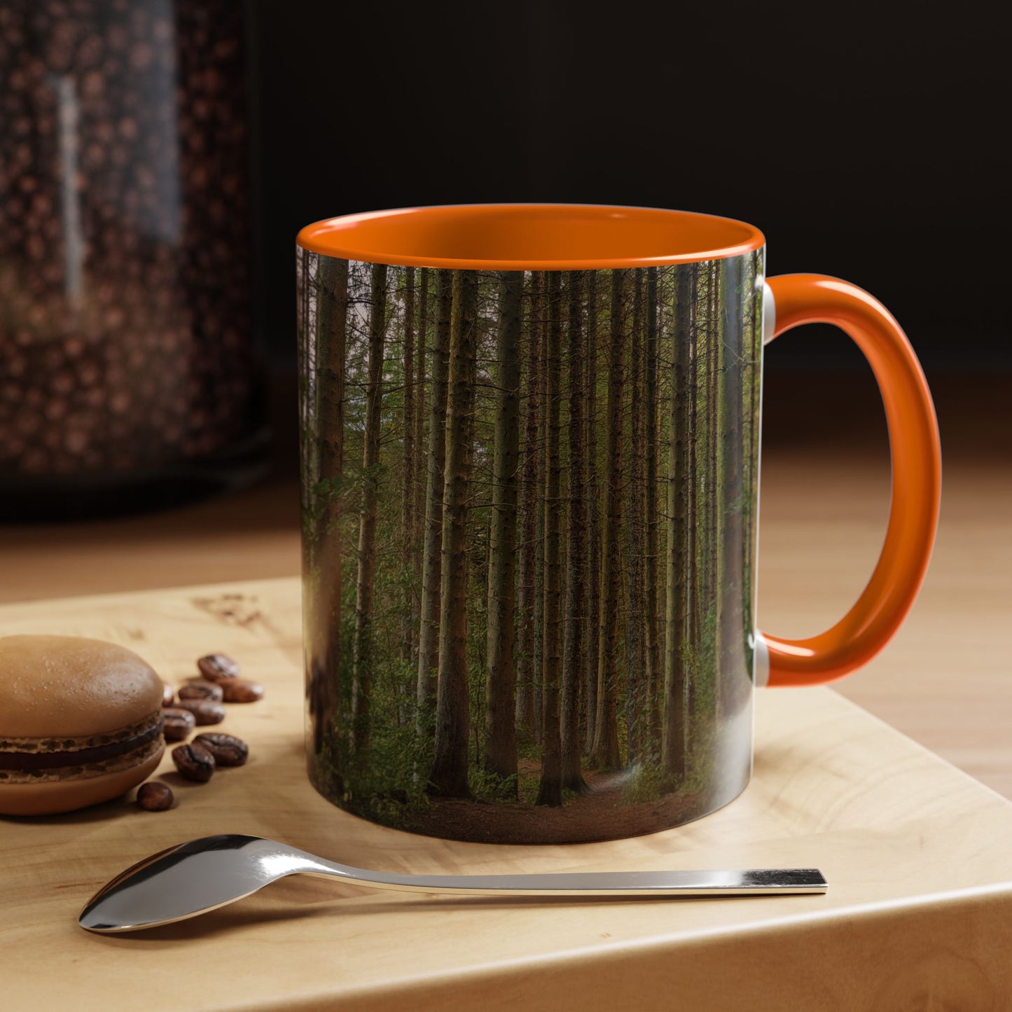 Tasses décoratives Écosse en gros plan - Scènes variées (orange)