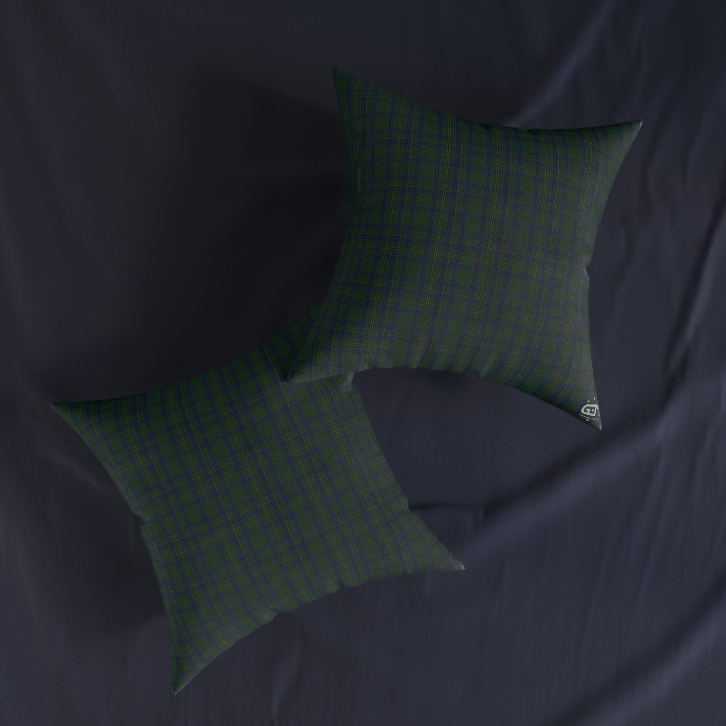 Reversible Square Cushion : Kennedy Tartan, Various Sizes