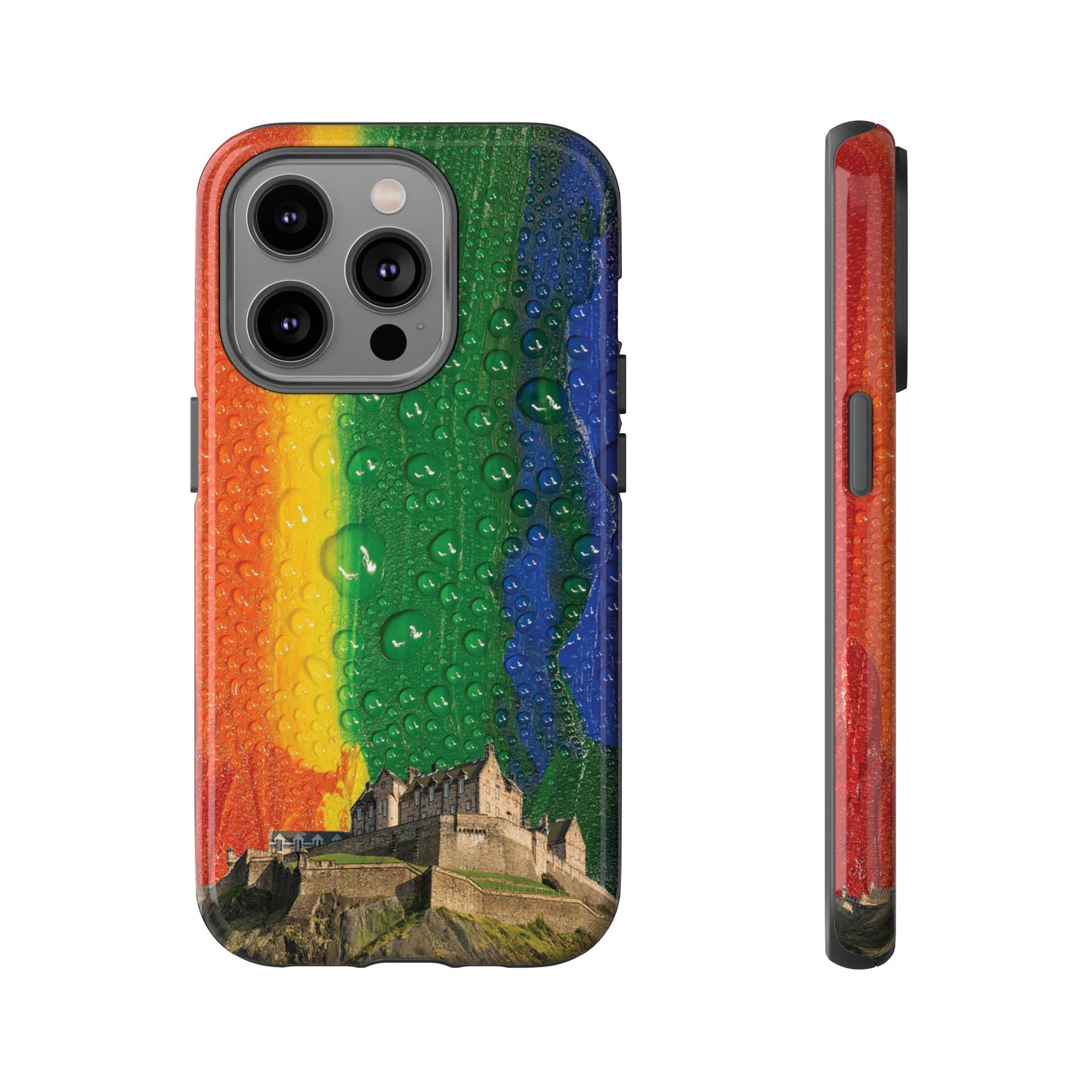 Edinburgh Castle Pride Phone Case - Rain, Various