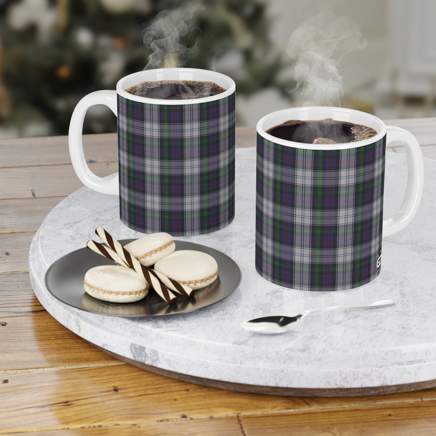 Tartan Mug - Argyle Dress Tartan, Scottish, Various Sizes