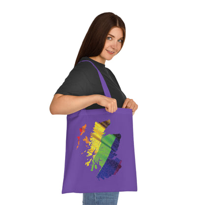 Scotland Pride Flag Clan Map Cotton Tote Bag